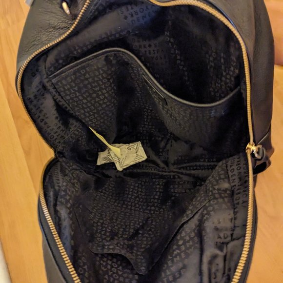 Kate Spade - Medium Black Pebble Leather Backpack w/ Gold Hardware (NWT) - Picture 5 of 5